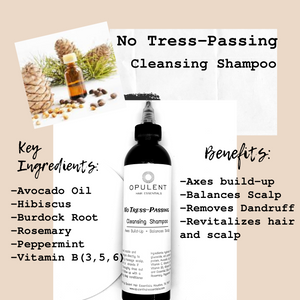 "No Tress-Passing"- Cleansing Shampoo